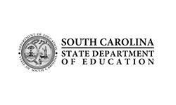 The south carolina state department of education logo.